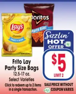 Jewel-Osco Frito Lay Party Size Bags offer