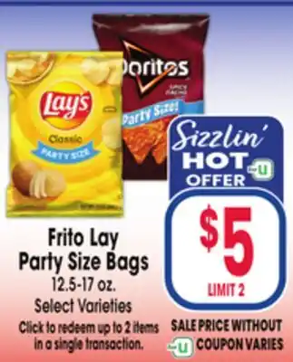 Jewel-Osco Frito Lay Party Size Bags offer