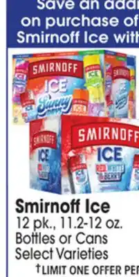 Jewel-Osco Smirnoff Ice offer