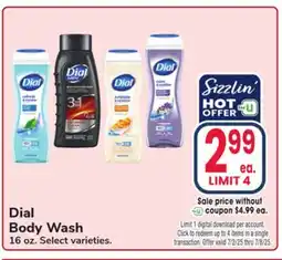 Jewel-Osco Dial Body Wash offer