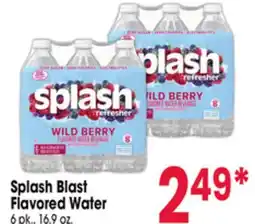 Jewel-Osco Splash Blast Flavored Water offer