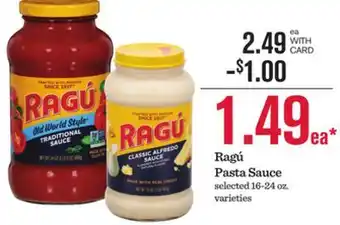 Mariano's Ragú Pasta Sauce offer