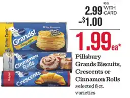 Mariano's Pillsbury Grands Biscuits, Crescents or Cinnamon Rolls offer
