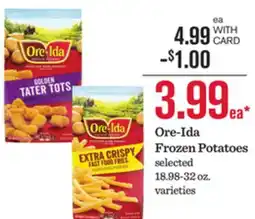 Mariano's Ore-Ida Frozen Potatoes offer