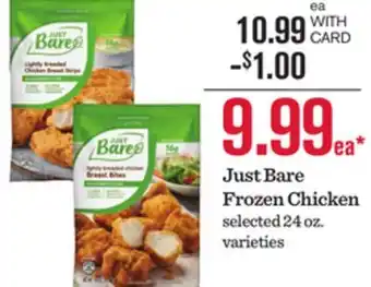 Mariano's Just Bare Frozen Chicken offer