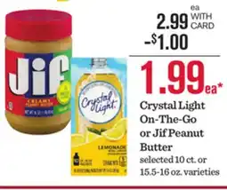 Mariano's Crystal Light On-The-Go or Jif Peanut Butter offer