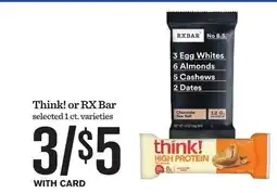 Mariano's Think! or RX Bar offer