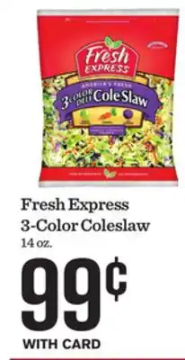 Mariano's Fresh Express 3-Color Coleslaw offer