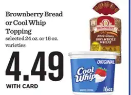 Mariano's Brownberry Bread or Cool Whip Topping offer