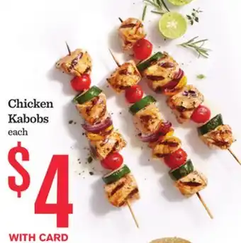 Mariano's Chicken Kabobs offer