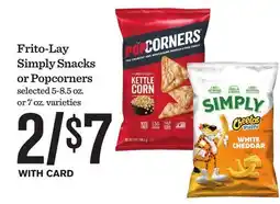 Mariano's Frito-Lay Simply Snacks or Popcorners offer