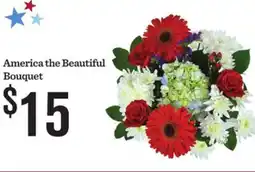 Mariano's America the Beautiful Bouquet offer