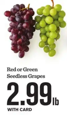 Mariano's Red or Green Seedless Grapes offer