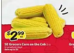 Winn Dixie SE Grocers Corn on the Cob offer