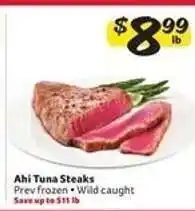 Winn Dixie Ahi Tuna Steaks offer