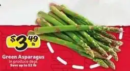 Winn Dixie Green Asparagus offer
