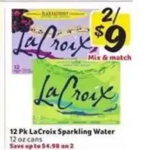 Winn Dixie LaCroix Sparkling Water offer