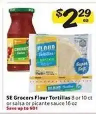 Winn Dixie SE Grocers Flour Tortillas offer