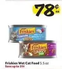 Winn Dixie Friskies Wet Cat Food offer
