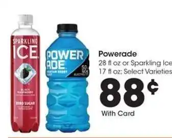 Kroger Powerade or Sparkling Ice offer