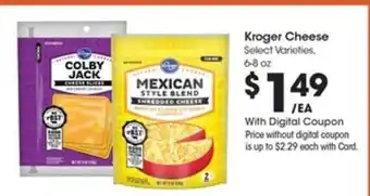 Kroger Kroger Cheese offer