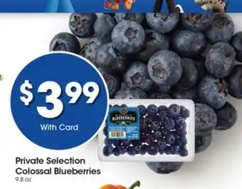 Kroger Private Selection Colossal Blueberries offer