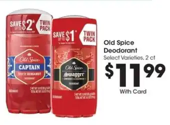 Kroger Old Spice Deodorant offer