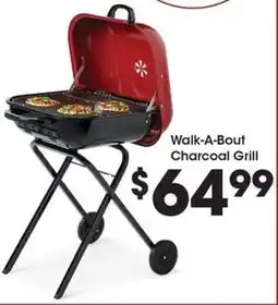 Kroger Walk-A-Bout Charcoal Grill offer