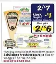 Winn Dixie BelGioioso Fresh Mozzarella offer