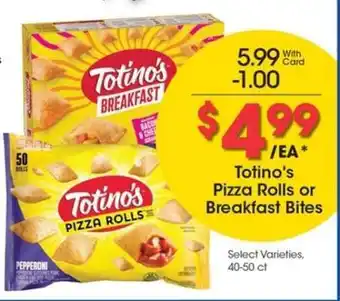 Kroger Totino's Pizza Rolls or Breakfast Bites offer