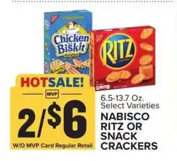 Food Lion Nabisco Ritz or Snack Crackers offer