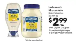 Kroger Hellmann's Mayonnaise offer