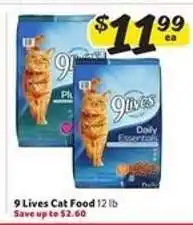 Winn Dixie 9 Lives Cat Food offer
