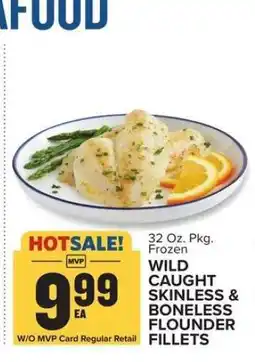 Food Lion Wild Caught Skinless & Boneless Flounder Fillets offer