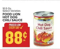 Food Lion FOOD LION HOT DOG CHILI SAUCE offer