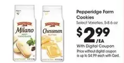 Kroger Pepperidge Farm Cookies offer