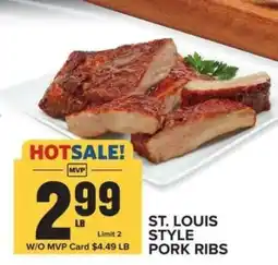 Food Lion St. Louis Style Pork Ribs offer