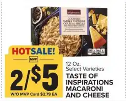 Food Lion TASTE OF INSPIRATIONS MACARONI AND CHEESE offer