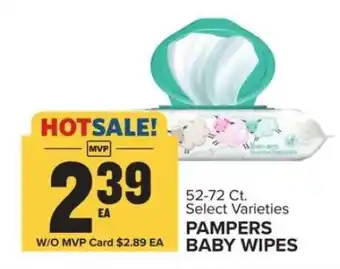 Food Lion Pampers Baby Wipes offer