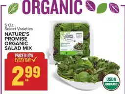 Food Lion Nature's Promise Organic Salad Mix offer
