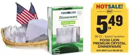 Food Lion Food Lion Premium Crystal Dinnerware offer