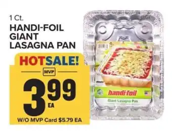 Food Lion HANDI-FOIL GIANT LASAGNA PAN offer