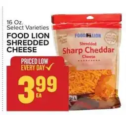 Food Lion Food Lion Shredded Cheese offer