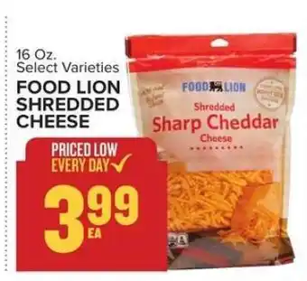 Food Lion Food Lion Shredded Cheese offer