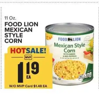 Food Lion FOOD LION MEXICAN STYLE CORN offer