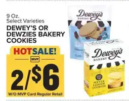 Food Lion Dewey's or Dewzies Bakery Cookies offer