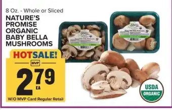 Food Lion Nature's Promise Organic Baby Bella Mushrooms offer