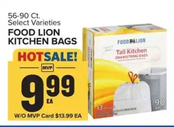 Food Lion FOOD LION KITCHEN BAGS offer