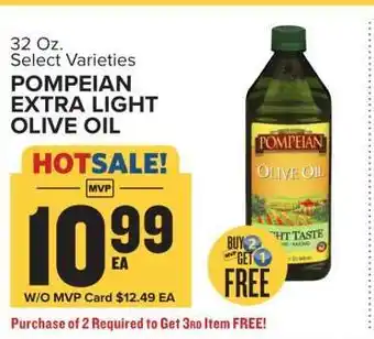 Food Lion Pompeian Extra Light Olive Oil offer