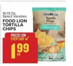 Food Lion FOOD LION TORTILLA CHIPS offer